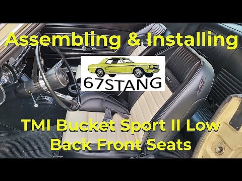 NEW TMI Front Bucket Seats Assembled and Installed