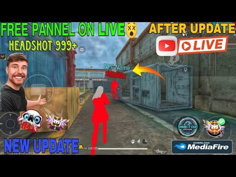 AIMBOT EXE is live OB51 neck headshot pannel + Hologram hack🔥Metadata npc name + headshot pannel