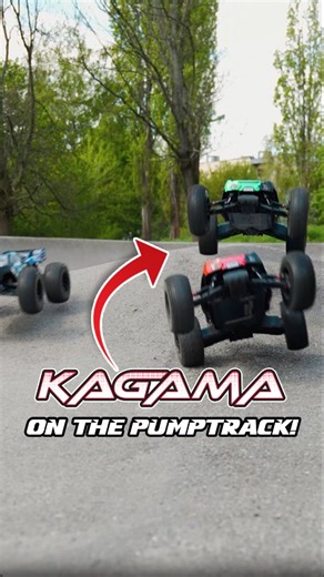 Kagama on the Pumptrack! A fun ride with Kagama showing off its handling, control, and smooth moves on the pumptrack. Big fun, big performance — Kagama can do it all. | Team Corally