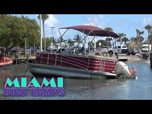 Pontoon is Sinking at the Ramp!! | Miami Boat Ramp | 79th St | Broncos Guru | Wavy Boats