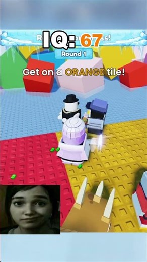 IQ -500 vs IQ 67 vs IQ 10000 in roblox knockout #roblox #knockout