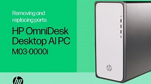 【搬运】英文版 2025 Intel 星Desk HP OmniDesk Desktop PC M02- N02- 拆装