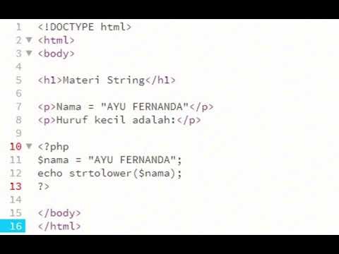 Perbedaan html dan php
