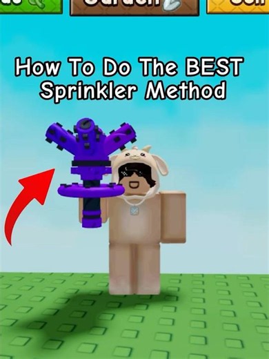 How To Do The BEST Sprinkler Method In Grow A Garden 2!! #growagarden2 #growagarden #roblox