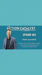 Ron Alford, Professional Sales and Leadership Coach, Certified Trainer, Keynote Speaker, and Senior Partner with Southwestern Consulting, covers the principles and parables in his newly revised edition of “Redefining Possible”, and talks about finding the joy in having his soul crushed, collecting “Ron's Rambles”, the importance of putting on blinders, truths vs. lies, diving into the data, but going with the gut, and why his pals call him “Switzerland”. #leadership #belief #vision #truth #succe