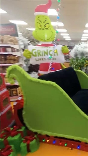 🛷🎄The Grinch And Sleigh Display🎄🛷