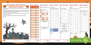 Year 3 The Maths Mystery of the Pumpkin Snatcher