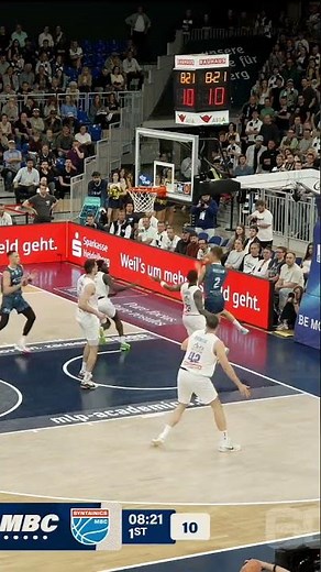 Great assist from Niklas Würzner! 📺 All #easycreditbbl games live on Dyn.