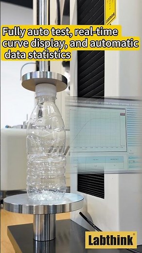 Compression Testing for Bottles & Paper Carton Packaging with Labthink C610H #compressiontest