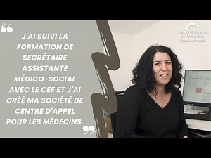 Cristel partage son avis sur le CEF et la formation Secrétaire Médicale !👩‍⚕️