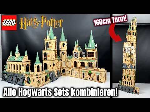 Alle LEGO Harry Potter Hogwarts Sets verbinden! | +Review der 2022er Sets
