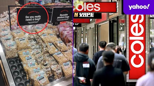 Awkward sign at Coles supermarket frustrates Aussie shoppers