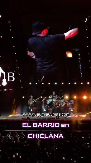 EL BARRIO concierto en CHICLANA cantando SOMOS LOS BARRIEROS en directo #ElBarrio #Chiclana
