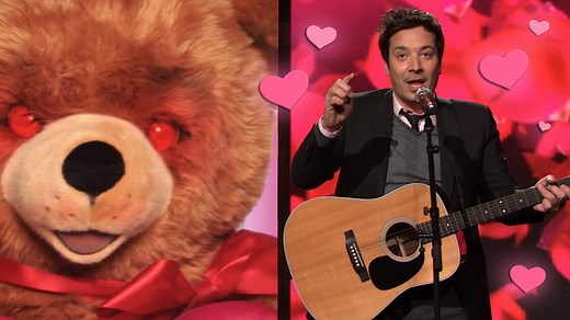 224K views · 3.4K reactions | Jimmy sings a song about a giant Valentine’s Day teddy bear that takes a creepy turn. | The Tonight Show Starring Jimmy Fallon | Facebook