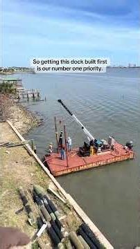 Airbnb Restoration Journey: Dock Rebuild Progress #Airbnb #Restoration #DIY
