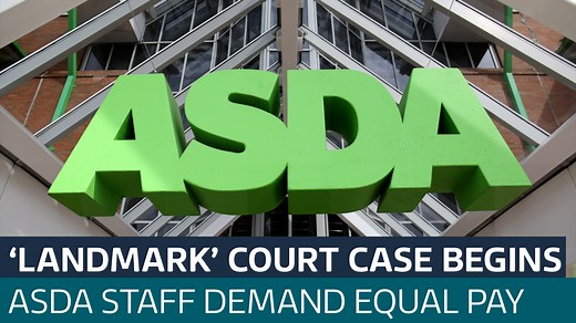 Asda workers demand equal pay in landmark court case - Latest From ITV News