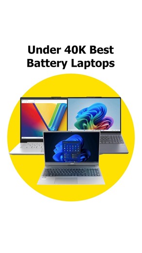 Best Battery Laptops Under ₹40K 💻