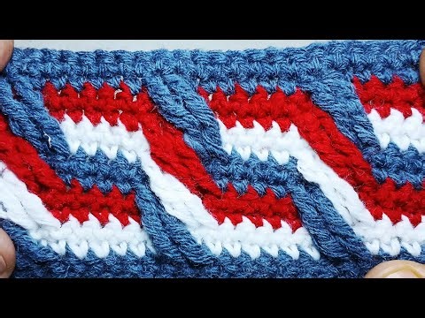 This Crochet Zigzag Pattern Looks HARD… But It’s SUPER EASY 😍 | Step-by-Step Tutorial