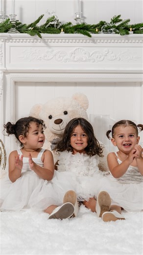 Moments Flashed Into Memories on Instagram: "Such a special moment capturing the Abdallah family 🤍 Selina and Mary with their beautiful cousins Sienna (named after Sienna) and George Antony, with his middle name honouring Antony. Moments like these are a reminder of the beauty of family, legacy, and love. So grateful to freeze memories like this in time ✨📸"