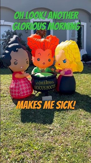 Very Rare Hocus Pocus Halloween Inflatable! #2025 #fun #halloween #new #goodmorning