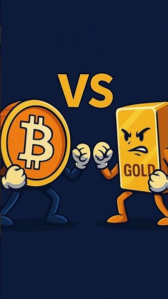 Bitcoin vs Gold: Which is the Future of Money? 🤯💰#crypto #trading #stocks