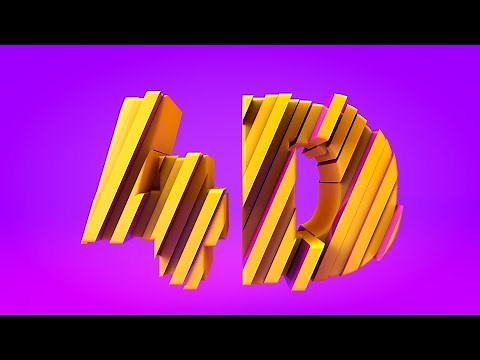 C4D Ultra-Beginner Tutorial - Motion Graphics Text Animation