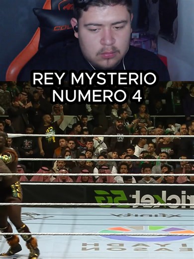 REY MYSTERIO NUMERO 4 #royalrumble #WWE #RAW #smackdown #wrestlemania #wrestletok #wrestling #AAA #wrestlingtiktok #fyp #luchalibre #reaccion #reacciones #obafemi #bronbreakker #sethrollins #reymysterio