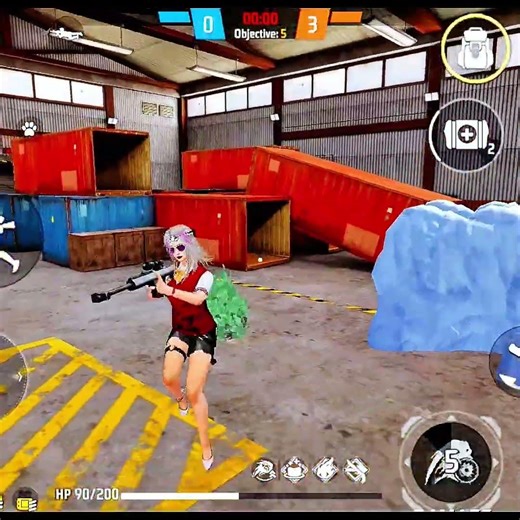 FF Smooth Gameplay 🎯 Headshot Machine #gaming #ff #ffshorts