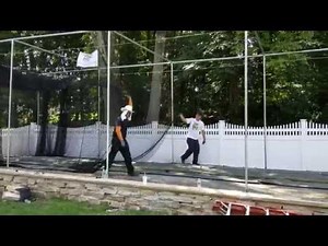 Retractable Backyard Batting Cage