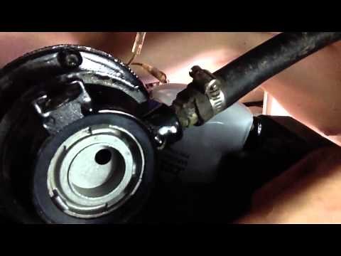 Factory fuel filter replacement on Mercruiser 3.0 1999