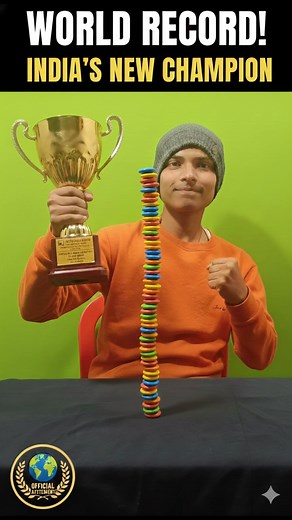 ​I Broke The World Record! 😱🍬 #Shorts #Challenge