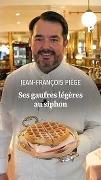 Light and Airy Siphon Waffles: Jean-François Piège's Secret
