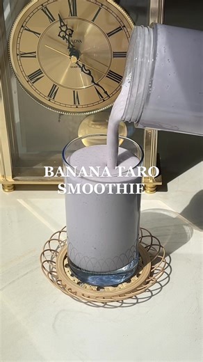 Delicious Banana Taro Smoothie Recipe