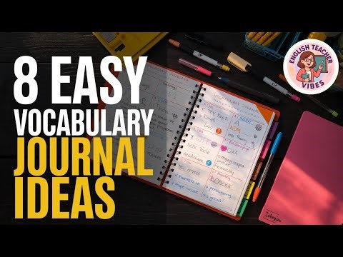 8 Easy Vocabulary Journal Ideas for Your Classroom | The English Teacher Vibes