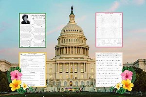 Patsy Mink - Learn Herstory With Fun Activities - Educational Printable Worksheets - Etsy Canada