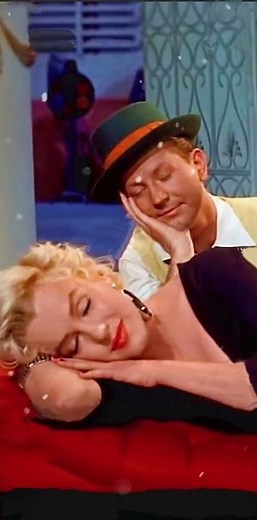 Marilyn Monroe with Donald O'Connor in the 1954 musical "There's No Business Like Show Business."