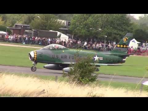 F-86 Sabre take off Duxford 7.9.25