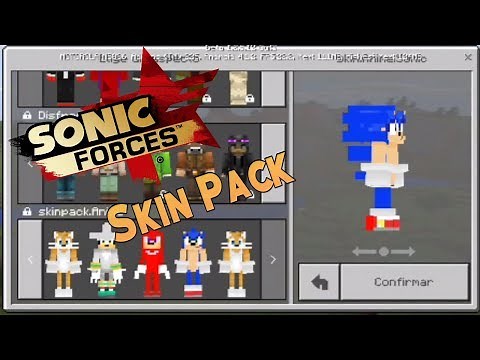 Minecraft 1.2.X Skin Pack 4D Sonic Forces