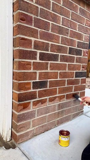 Brick Staining and House Paint Transformation | DIY Outdoor Home Decor