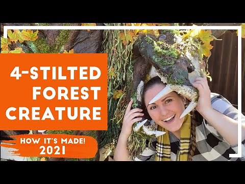 How I Built My 4-Stilted Costume! Halloween 2021