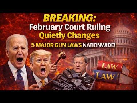 BREAKING: February Court Ruling Quietly Changes 5 Major Gun Laws Nationwide!