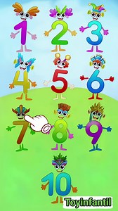 🎵Del 1 hasta el 10 todos vamos a contar, uno, dos, tres, cuatro, cinco, seis, siete, ocho, nueve, díez niños 😀😀😀👶👶👶 #numbers #Numeros #toyinfantil #paraniños | Toy infantil