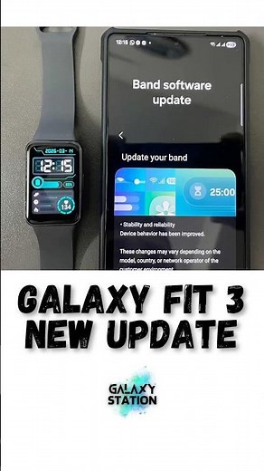 Samsung Galaxy Fit 3 New Update! #GalaxyFit3 #SamsungUpdate #GalaxyStation