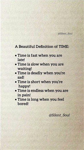 A beautiful definition of Time.. #tricks#psychologyquotes#selfimprovement#lifelesson#motivation#true