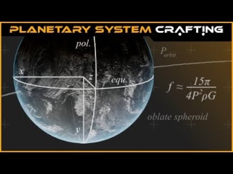 Planet Building - Equatorial & Polar Radii (And Rotation)