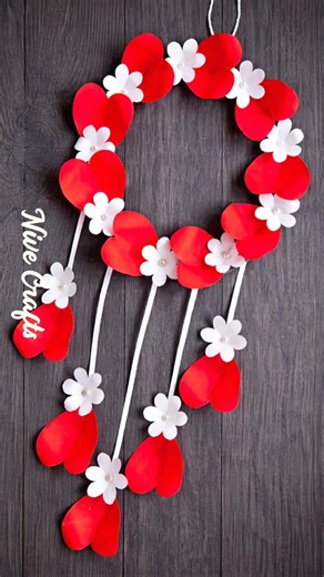 New! Easy Paper Flower Wall Hanging Ideas - using A4 paper sheet hater kaj #craft #shorts