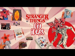 ✨DIY✨I Created Stranger Things Craft Art From Paper I Step-By-Step Tutorial