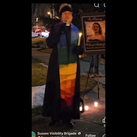 Reverend Wilcox 🏳️‍🌈 Preaches at Renee Good Vigil in Sussex County | New Jersey Project - News