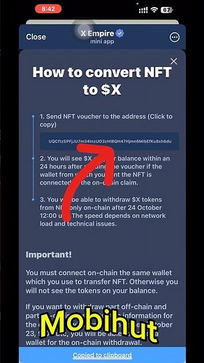 How to Convert X Empire NFTs into $X Tokens | Step-by-Step Withdrawal Guide