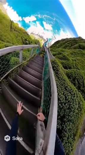 Terrifying Epic Fall Down The Longest Flight Of Stairs Ever #epicfall #terrifying #scary #fall #wtf | Retro Flux TV